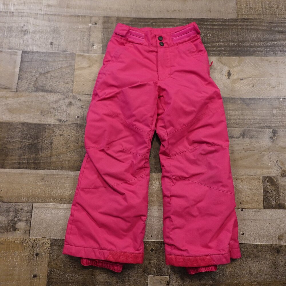 Columbia Snow Pants‎ Girls XS 6/6X Pink Insulated Ski Winter Waterproof FAIR